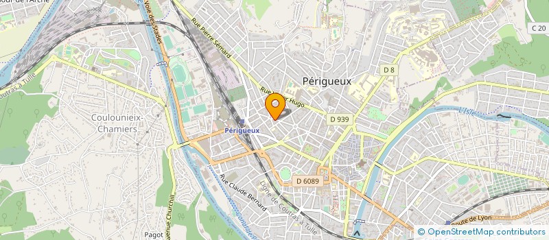 localisation de l'entreprise OVER STREET SERVICE INFORMATIQUE à PERIGUEUX