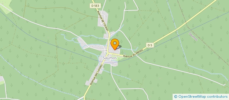 localisation de l'entreprise OVER THE RAINBOW  SAUMOS