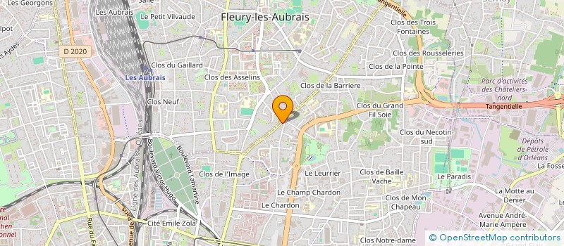 localisation de l'entreprise OVERBET à ORLEANS