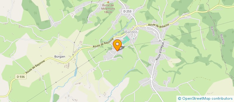 localisation de l'entreprise OVERBLISS  BARDOS