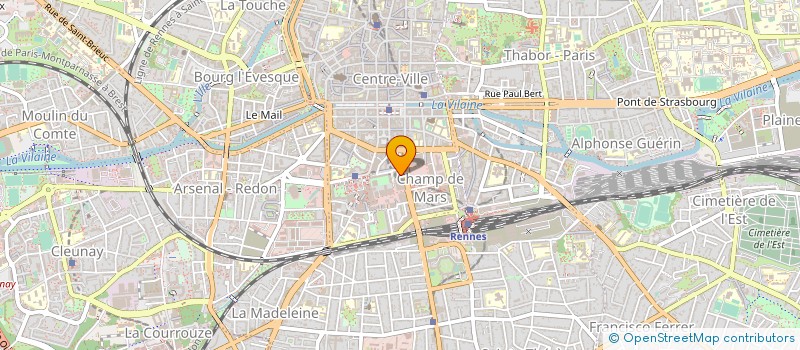 localisation de l'entreprise OVERCOME à RENNES
