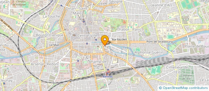 localisation de l'entreprise OVERCOME RECORDS - PRODUCTIONS DU FER à RENNES