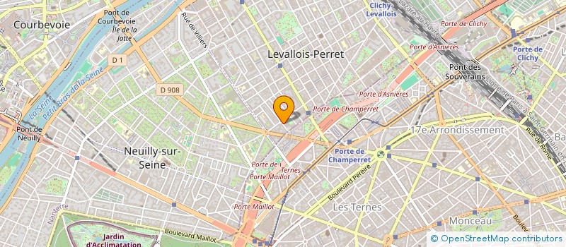 localisation de l'entreprise OVERDRIVE à LEVALLOIS-PERRET