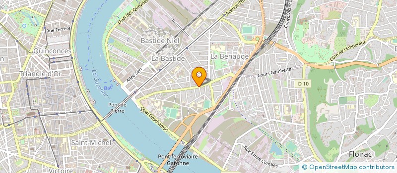 localisation de l'entreprise OVERDRIVE à BORDEAUX