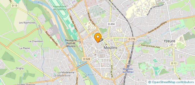 localisation de l'entreprise OVERDRIVEHOST (ODHOST)  MOULINS