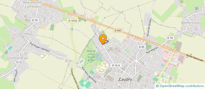 localisation de l'entreprise OVERDRIVERS  CAUDRY