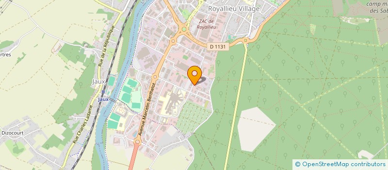 localisation de l'entreprise OVERFLOTS STUNTKITE CORPORATION à COMPIEGNE