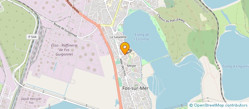 localisation de l'entreprise OVERLAND TRANS  FOS-SUR-MER