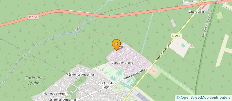 localisation de l'entreprise OVERLINE SYSTEMS à ANDERNOS-LES-BAINS
