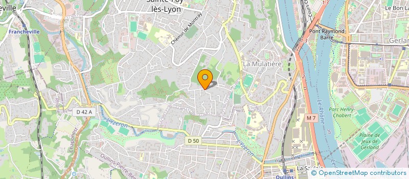 localisation de l'entreprise OVERLORD  SAINTE-FOY-LES-LYON