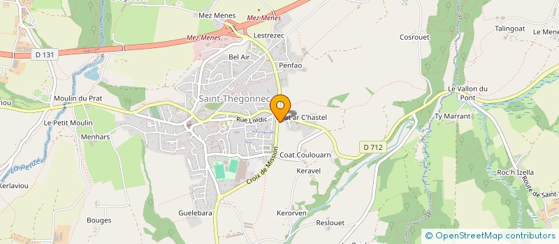 localisation de l'entreprise OVERLORD BREIZH 44  SAINT-THEGONNEC LOC-EGUINER