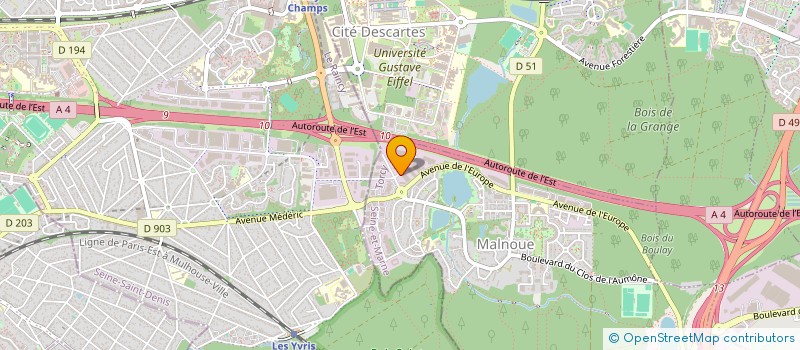 localisation de l'entreprise OVERRIDE  EMERAINVILLE