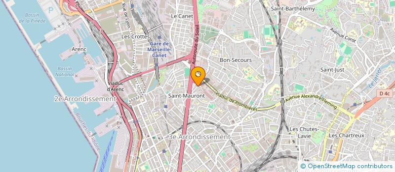 localisation de l'entreprise OVERSEA à MARSEILLE