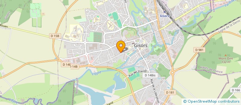 localisation de l'entreprise OVERSEAS MUSIC & FILM  GISORS