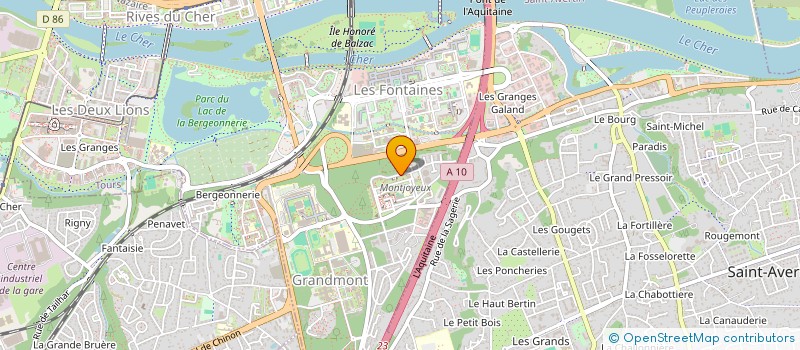 localisation de l'entreprise OVERSEAS TRANSPORT SERVICES à TOURS