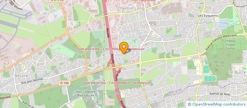 localisation de l'entreprise OVERSEAS TROTTERS à MERIGNAC