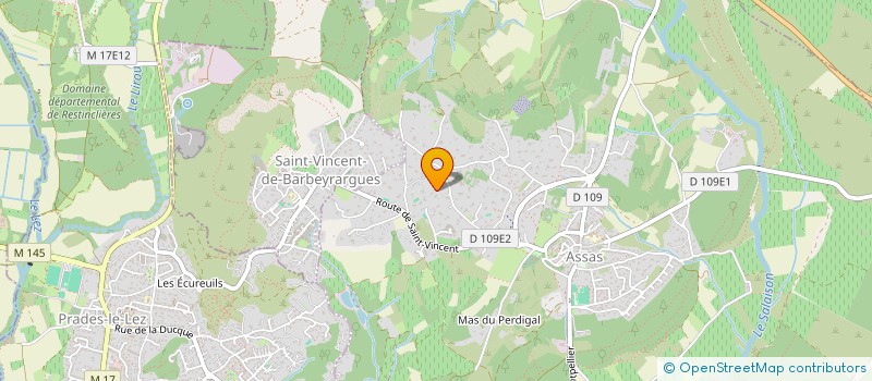 localisation de l'entreprise OVERSIDE  ASSAS