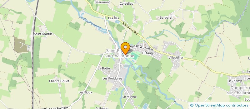 localisation de l'entreprise OVERSIZE à SAINT-DIDIER-SUR-CHALARONNE