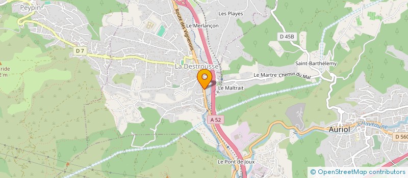 localisation de l'entreprise OVERSMILE  LA DESTROUSSE