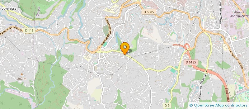 localisation de l'entreprise OVERSTEAM à GRASSE