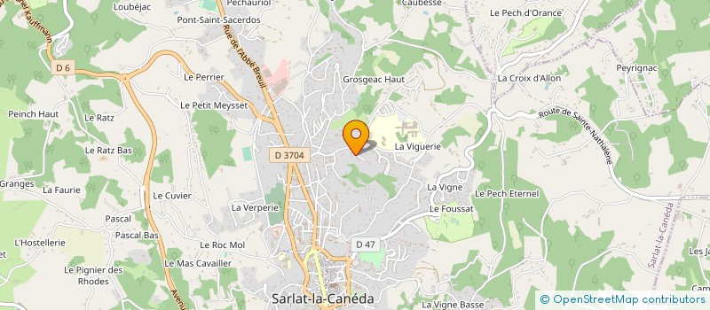localisation de l'entreprise OVERSYS SARL à SARLAT-LA-CANEDA