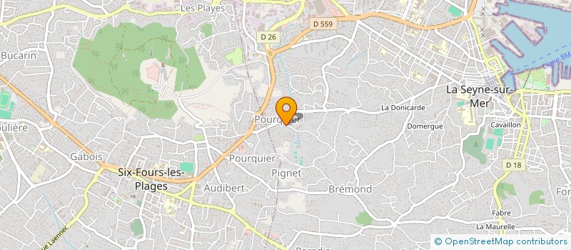 localisation de l'entreprise OVERTAKE INFINITY  LA SEYNE-SUR-MER