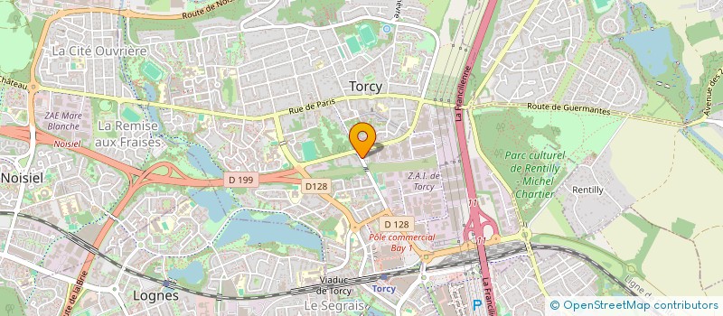 localisation de l'entreprise OVERWORLD STUDIOS SCI  TORCY