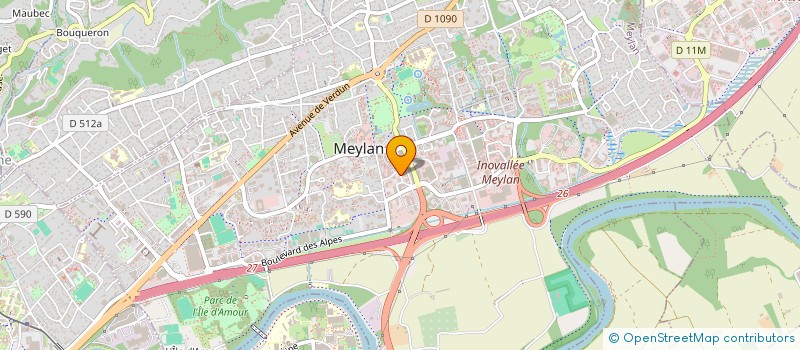 localisation de l'entreprise OVI ENVIRONNEMENT à MEYLAN