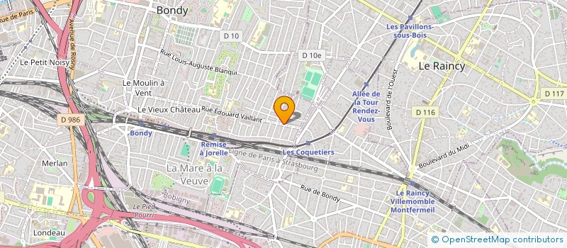 localisation de l'entreprise OVIA à BONDY