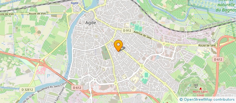 localisation de l'entreprise OVICEA  AGDE