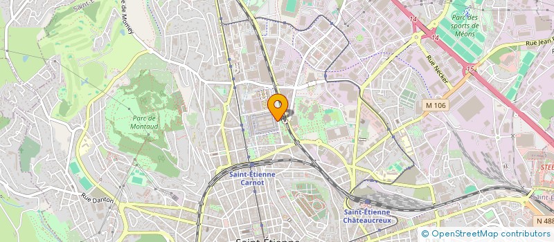 localisation de l'entreprise OVIDE  SAINT-ETIENNE