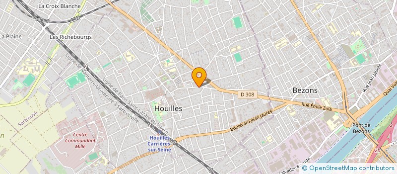 localisation de l'entreprise OVIL'DANSE à HOUILLES