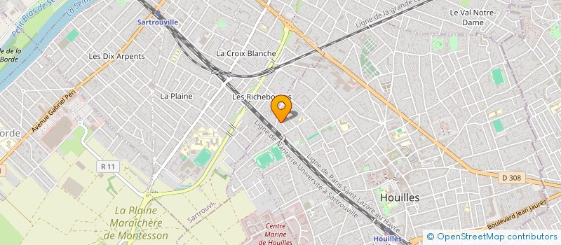 localisation de l'entreprise OVILLOIS POLYGLOTTE DES O.P  HOUILLES