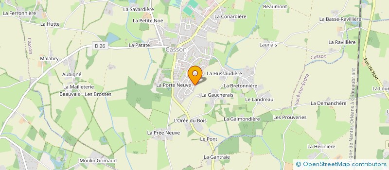 localisation de l'entreprise OVIMIND  CASSON