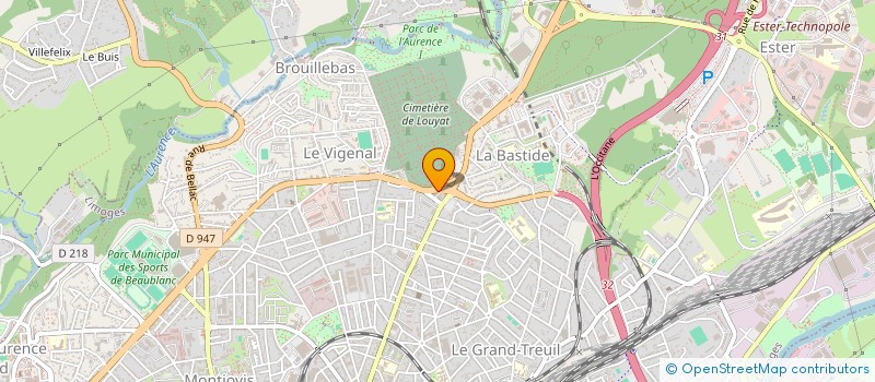 localisation de l'entreprise OVINS DU LIMOUSIN à LIMOGES