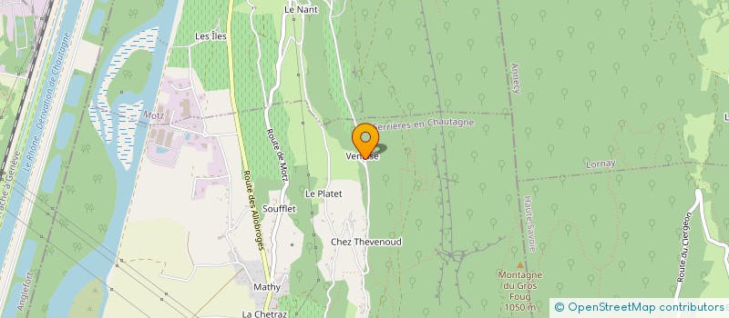 localisation de l'entreprise OVIO  SERRIERES-EN-CHAUTAGNE