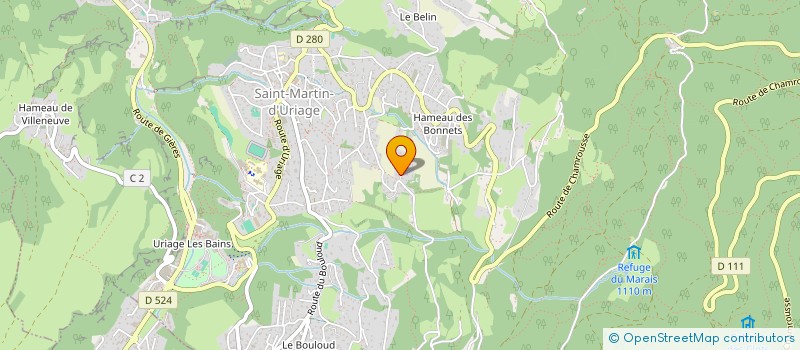 localisation de l'entreprise OVIOO  SAINT-MARTIN-D'URIAGE