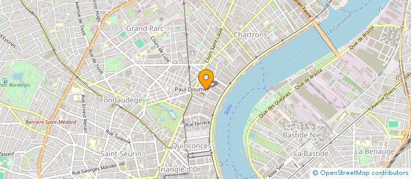 localisation de l'entreprise OVIPRO à BORDEAUX