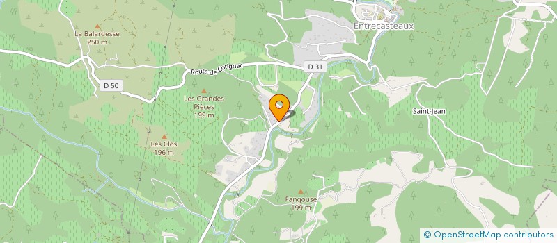 localisation de l'entreprise OVIS ENVIRONNEMENT S.A.P  ENTRECASTEAUX