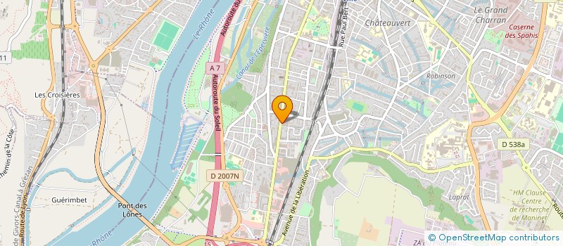 localisation de l'entreprise OVISION VALENCE  VALENCE