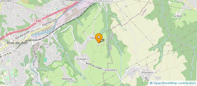 localisation de l'entreprise OVIUM TECH  CHATEAUNEUF