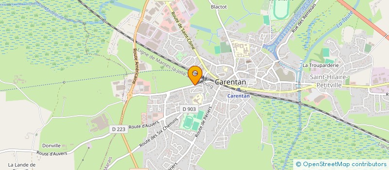 localisation de l'entreprise OVIVE  CARENTAN-LES-MARAIS