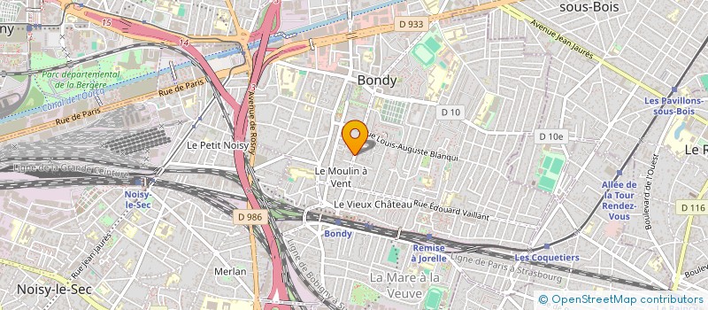 localisation de l'entreprise OVIYUM à BONDY