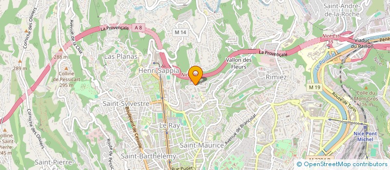 localisation de l'entreprise OVJ2L IMMO à NICE