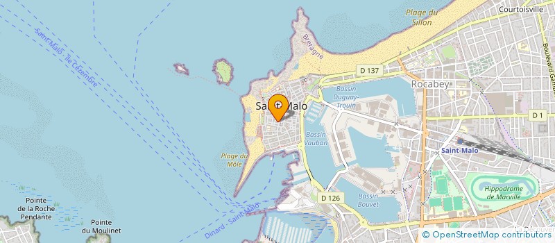 localisation de l'entreprise OVL  SAINT-MALO