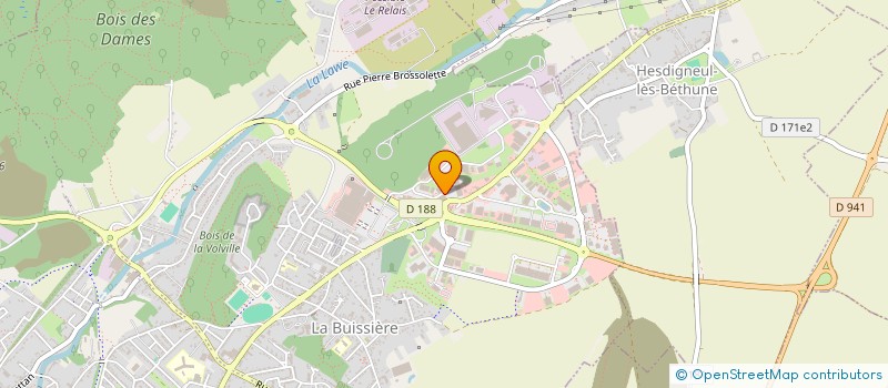 localisation de l'entreprise OVLC à BRUAY-LA-BUISSIERE