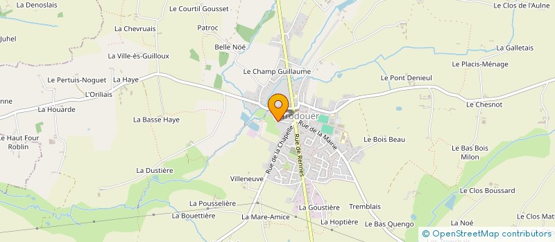 localisation de l'entreprise OVLN JN  IRODOUER