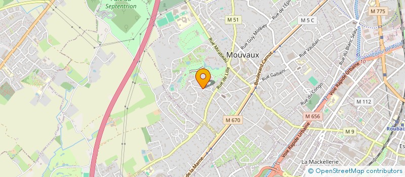 localisation de l'entreprise OVLS à MOUVAUX