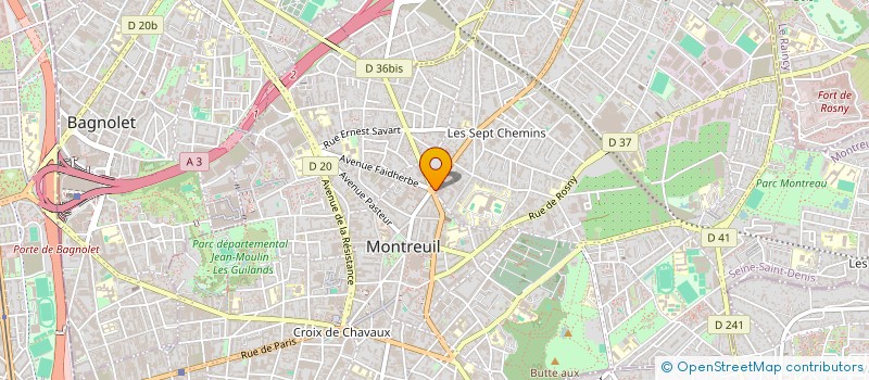 localisation de l'entreprise OVMS à MONTREUIL