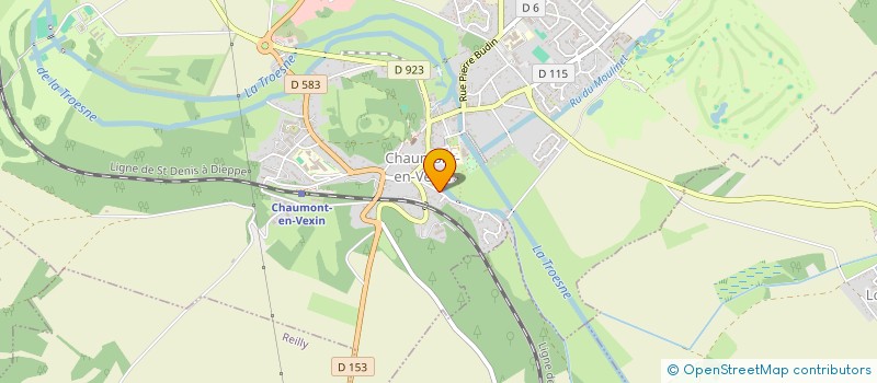 localisation de l'entreprise OVNY à CHAUMONT-EN-VEXIN